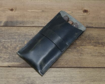 Cigar Pouch in Steel Grey
